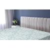 Ambesonne Floral Fitted Sheet, Realistic Painting Print A Million Roses to My Love Valentines Day, Decorative Soft Bedding All-Round Elastic Pocket, California King, Pale Pink Dark Pink and Ecru(Laurel Green Coconut)