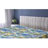 Ambesonne Floral Fitted Sheet, Realistic Painting Print A Million Roses to My Love Valentines Day, Decorative Soft Bedding All-Round Elastic Pocket, California King, Pale Pink Dark Pink and Ecru(Night Blue and Sage Green)