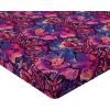 Ambesonne Floral Fitted Sheet, Realistic Painting Print A Million Roses to My Love Valentines Day, Decorative Soft Bedding All-Round Elastic Pocket, California King, Pale Pink Dark Pink and Ecru(Violet Dark Purple and Coral)