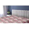 Ambesonne Floral Fitted Sheet, Realistic Painting Print A Million Roses to My Love Valentines Day, Decorative Soft Bedding All-Round Elastic Pocket, California King, Pale Pink Dark Pink and Ecru(Pale Pink Reseda Green)