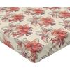Ambesonne Floral Fitted Sheet, Realistic Painting Print A Million Roses to My Love Valentines Day, Decorative Soft Bedding All-Round Elastic Pocket, California King, Pale Pink Dark Pink and Ecru(Coral Coral and Pale Grey)