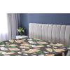 Ambesonne Floral Fitted Sheet, Romantic Concept Art Featuring Rose Flowers Hearts Leaves Valentine, Decorative Soft Fabric Bedding All-Round Elastic Pocket, Queen Size, Pastel Pink and Fern Green(Jade Green Pale Salmon)