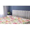 Ambesonne Floral Fitted Sheet, Romantic Concept Art Featuring Rose Flowers Hearts Leaves Valentine, Decorative Soft Fabric Bedding All-Round Elastic Pocket, Queen Size, Pastel Pink and Fern Green(Pastel Pink and Pale Orange)