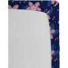 Ambesonne Floral Fitted Sheet, Romantic Concept Art Featuring Rose Flowers Hearts Leaves Valentine, Decorative Soft Fabric Bedding All-Round Elastic Pocket, Queen Size, Pastel Pink and Fern Green(Rose Night Blue and Dark Blue)