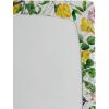 Ambesonne Floral Fitted Sheet, Romantic Concept Art Featuring Rose Flowers Hearts Leaves Valentine, Decorative Soft Fabric Bedding All-Round Elastic Pocket, Queen Size, Pastel Pink and Fern Green(Mustard and Pale Olive Green)