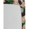 Ambesonne Floral Fitted Sheet, Romantic Concept Art Featuring Rose Flowers Hearts Leaves Valentine, Decorative Soft Fabric Bedding All-Round Elastic Pocket, Queen Size, Pastel Pink and Fern Green(Jade Green Pale Salmon)