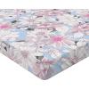 Ambesonne Floral Fitted Sheet, Romantic Concept Art Featuring Rose Flowers Hearts Leaves Valentine, Decorative Soft Fabric Bedding All-Round Elastic Pocket, Queen Size, Pastel Pink and Fern Green(Off White Pink Soft Blue)