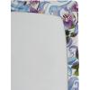 Ambesonne Floral Fitted Sheet, Romantic Concept Art Featuring Rose Flowers Hearts Leaves Valentine, Decorative Soft Fabric Bedding All-Round Elastic Pocket, Queen Size, Pastel Pink and Fern Green(Pale Azure Blue Evergreen)