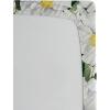 Ambesonne Floral Fitted Sheet, Romantic Concept Art Featuring Rose Flowers Hearts Leaves Valentine, Decorative Soft Fabric Bedding All-Round Elastic Pocket, Queen Size, Pastel Pink and Fern Green(Reseda Green and Earth Yellow)