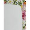 Ambesonne Floral Fitted Sheet, Romantic Concept Art Featuring Rose Flowers Hearts Leaves Valentine, Decorative Soft Fabric Bedding All-Round Elastic Pocket, Queen Size, Pastel Pink and Fern Green(Pastel Pink and Pale Orange)