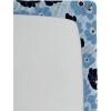 Ambesonne Floral Fitted Sheet, Romantic Concept Art Featuring Rose Flowers Hearts Leaves Valentine, Decorative Soft Fabric Bedding All-Round Elastic Pocket, Queen Size, Pastel Pink and Fern Green(Soft Blue Blue and Black)