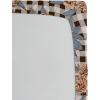 Ambesonne Floral Fitted Sheet, Romantic Concept Art Featuring Rose Flowers Hearts Leaves Valentine, Decorative Soft Fabric Bedding All-Round Elastic Pocket, Queen Size, Pastel Pink and Fern Green(Pale Caramel and Slate Blue)