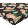 Ambesonne Floral Fitted Sheet, Romantic Concept Art Featuring Rose Flowers Hearts Leaves Valentine, Decorative Soft Fabric Bedding All-Round Elastic Pocket, Queen Size, Pastel Pink and Fern Green(Jade Green Pale Salmon)