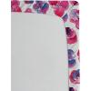 Ambesonne Floral Fitted Sheet, Romantic Concept Art Featuring Rose Flowers Hearts Leaves Valentine, Decorative Soft Fabric Bedding All-Round Elastic Pocket, Queen Size, Pastel Pink and Fern Green(Dark Pink and Ceil Blue)