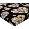 Ambesonne Floral Fitted Sheet, Romantic Concept Art Featuring Rose Flowers Hearts Leaves Valentine, Decorative Soft Fabric Bedding All-Round Elastic Pocket, Queen Size, Pastel Pink and Fern Green(Sage Green and Soft Pink)