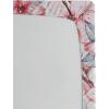 Ambesonne Floral Fitted Sheet, Romantic Concept Art Featuring Rose Flowers Hearts Leaves Valentine, Decorative Soft Fabric Bedding All-Round Elastic Pocket, Queen Size, Pastel Pink and Fern Green(Dark Pink and Soft Blue)