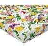 Ambesonne Floral Fitted Sheet, Romantic Concept Art Featuring Rose Flowers Hearts Leaves Valentine, Decorative Soft Fabric Bedding All-Round Elastic Pocket, Queen Size, Pastel Pink and Fern Green(Mustard and Pale Olive Green)