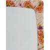 Ambesonne Floral Fitted Sheet, Valentine’s Day Concept Art Pastel Repetitive Roses Pattern Plot, Decorative Soft Bedding All-Round Elastic Pocket, California King, Dark Pink Blush and White(Salmon Fuchsia and Pale Peach)