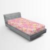 Ambesonne Floral Fitted Sheet, Valentine’s Day Concept Art Pastel Repetitive Roses Pattern Plot, Decorative Soft Bedding All-Round Elastic Pocket, California King, Dark Pink Blush and White(Pastel Pink and Pale Fuchsia)