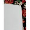Ambesonne Floral Fitted Sheet, Valentine’s Day Concept Art Pastel Repetitive Roses Pattern Plot, Decorative Soft Bedding All-Round Elastic Pocket, California King, Dark Pink Blush and White(Jade Green and Dark Coral)