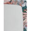 Ambesonne Floral Fitted Sheet, Valentine’s Day Concept Art Pastel Repetitive Roses Pattern Plot, Decorative Soft Bedding All-Round Elastic Pocket, California King, Dark Pink Blush and White(Coral Dark Cadet Blue)