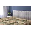 Ambesonne Floral Fitted Sheet, Valentine’s Day Concept Art Pastel Repetitive Roses Pattern Plot, Decorative Soft Bedding All-Round Elastic Pocket, California King, Dark Pink Blush and White(Pale Rose Laurel Green)