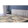 Ambesonne Floral Fitted Sheet, Valentine’s Day Concept Art Pastel Repetitive Roses Pattern Plot, Decorative Soft Bedding All-Round Elastic Pocket, California King, Dark Pink Blush and White(Pistachio Green and Soft Pink)
