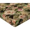 Ambesonne Floral Fitted Sheet, Valentine’s Day Concept Art Pastel Repetitive Roses Pattern Plot, Decorative Soft Bedding All-Round Elastic Pocket, California King, Dark Pink Blush and White(Pale Rose Laurel Green)