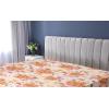 Ambesonne Floral Fitted Sheet, Valentine’s Day Concept Art Pastel Repetitive Roses Pattern Plot, Decorative Soft Bedding All-Round Elastic Pocket, California King, Dark Pink Blush and White(Salmon Fuchsia and Pale Peach)