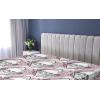 Ambesonne Floral Fitted Sheet, Valentine’s Day Concept Art Pastel Repetitive Roses Pattern Plot, Decorative Soft Bedding All-Round Elastic Pocket, California King, Dark Pink Blush and White(Blush White and Charcoal Grey)