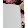 Ambesonne Floral Fitted Sheet, Valentine’s Day Concept Art Pastel Repetitive Roses Pattern Plot, Decorative Soft Bedding All-Round Elastic Pocket, California King, Dark Pink Blush and White(Pink Laurel Green Black)