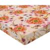 Ambesonne Floral Fitted Sheet, Valentine’s Day Concept Art Pastel Repetitive Roses Pattern Plot, Decorative Soft Bedding All-Round Elastic Pocket, California King, Dark Pink Blush and White(Salmon Fuchsia and Pale Peach)