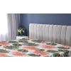Ambesonne Floral Fitted Sheet, Valentine’s Day Concept Art Pastel Repetitive Roses Pattern Plot, Decorative Soft Bedding All-Round Elastic Pocket, California King, Dark Pink Blush and White(Salmon Pale Pink and Emerald)