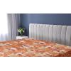 Ambesonne Floral Fitted Sheet, Valentine’s Day Concept Art Pastel Repetitive Roses Pattern Plot, Decorative Soft Bedding All-Round Elastic Pocket, California King, Dark Pink Blush and White(Dark Peach Beige Paprika)