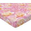 Ambesonne Floral Fitted Sheet, Valentine’s Day Concept Art Pastel Repetitive Roses Pattern Plot, Decorative Soft Bedding All-Round Elastic Pocket, California King, Dark Pink Blush and White(Pastel Pink and Pale Fuchsia)