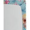 Ambesonne Floral Fitted Sheet, Valentine’s Day Concept Art Pastel Repetitive Roses Pattern Plot, Decorative Soft Bedding All-Round Elastic Pocket, California King, Dark Pink Blush and White(Pale Blue Soft Pink)