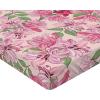 Ambesonne Floral Fitted Sheet, Valentine’s Day Theme Flowers Vintage Botanical Nature Ornament Art, Decorative Soft Fabric Bedding All-Round Elastic Pocket, Full Size, Dark Coral and Fern Green(Pistachio Green and Pale Rose)