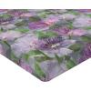 Ambesonne Floral Fitted Sheet, Valentine’s Day Theme Flowers Vintage Botanical Nature Ornament Art, Decorative Soft Fabric Bedding All-Round Elastic Pocket, Full Size, Dark Coral and Fern Green(Pale Eggplant Sage Green)
