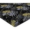 Ambesonne Floral Fitted Sheet, Valentine’s Day Theme Flowers Vintage Botanical Nature Ornament Art, Decorative Soft Fabric Bedding All-Round Elastic Pocket, Full Size, Dark Coral and Fern Green(Mustard Dusk and Dimgray)