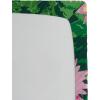 Ambesonne Floral Fitted Sheet, Valentine’s Day Theme Flowers Vintage Botanical Nature Ornament Art, Decorative Soft Fabric Bedding All-Round Elastic Pocket, Full Size, Dark Coral and Fern Green(Soft Pink and Forest Green)