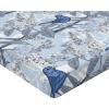 Ambesonne Floral Fitted Sheet, Valentine’s Day Theme Flowers Vintage Botanical Nature Ornament Art, Decorative Soft Fabric Bedding All-Round Elastic Pocket, Full Size, Dark Coral and Fern Green(Lavender Blue and Grey)