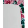 Ambesonne Floral Fitted Sheet, Valentine’s Day Theme Flowers Vintage Botanical Nature Ornament Art, Decorative Soft Fabric Bedding All-Round Elastic Pocket, Full Size, Dark Coral and Fern Green(Magenta Forest Green Rose)