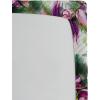 Ambesonne Floral Fitted Sheet, Valentine’s Day Theme Grunge Style Repetitive Rose Flowers Abstract, Decorative Soft Bedding All-Round Elastic Pocket, California King, Pale Fuchsia and Sepia(Pale Ruby and Reseda Green)