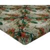 Ambesonne Floral Fitted Sheet, Valentine’s Day Theme Grunge Style Repetitive Rose Flowers Abstract, Decorative Soft Bedding All-Round Elastic Pocket, California King, Pale Fuchsia and Sepia(Pale Orange and Army Green)