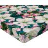Ambesonne Floral Fitted Sheet, Valentine’s Day Theme Grunge Style Repetitive Rose Flowers Abstract, Decorative Soft Bedding All-Round Elastic Pocket, California King, Pale Fuchsia and Sepia(Dark Pink and Pale Teal)