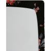Ambesonne Floral Fitted Sheet, Valentine’s Day Theme Grunge Style Repetitive Rose Flowers Abstract, Decorative Soft Bedding All-Round Elastic Pocket, California King, Pale Fuchsia and Sepia(Paprika and Dark Olive Green)