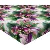 Ambesonne Floral Fitted Sheet, Valentine’s Day Theme Grunge Style Repetitive Rose Flowers Abstract, Decorative Soft Bedding All-Round Elastic Pocket, California King, Pale Fuchsia and Sepia(Pale Ruby and Reseda Green)