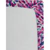 Ambesonne Floral Fitted Sheet, Valentine’s Day Theme Grunge Style Repetitive Rose Flowers Abstract, Decorative Soft Bedding All-Round Elastic Pocket, California King, Pale Fuchsia and Sepia(Hot Pink and Night Blue)