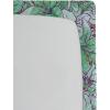 Ambesonne Floral Fitted Sheet, Valentine’s Day Theme Grunge Style Repetitive Rose Flowers Abstract, Decorative Soft Bedding All-Round Elastic Pocket, California King, Pale Fuchsia and Sepia(Pale Green and Earth Yellow)