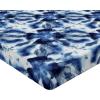 Ambesonne Floral Fitted Sheet, Valentine’s Day Theme Grunge Style Repetitive Rose Flowers Abstract, Decorative Soft Bedding All-Round Elastic Pocket, California King, Pale Fuchsia and Sepia(Dark Violet Blue and White)